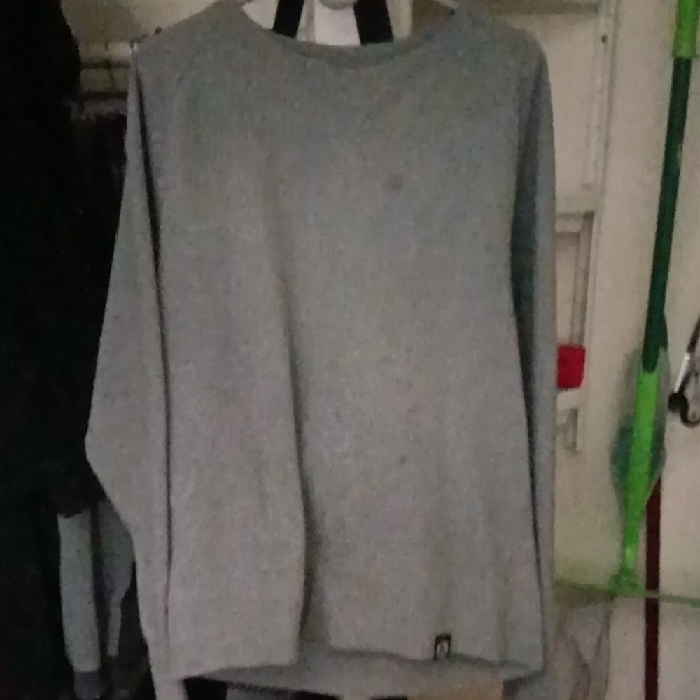 American Giant Light Gray Crew Neck Sweater